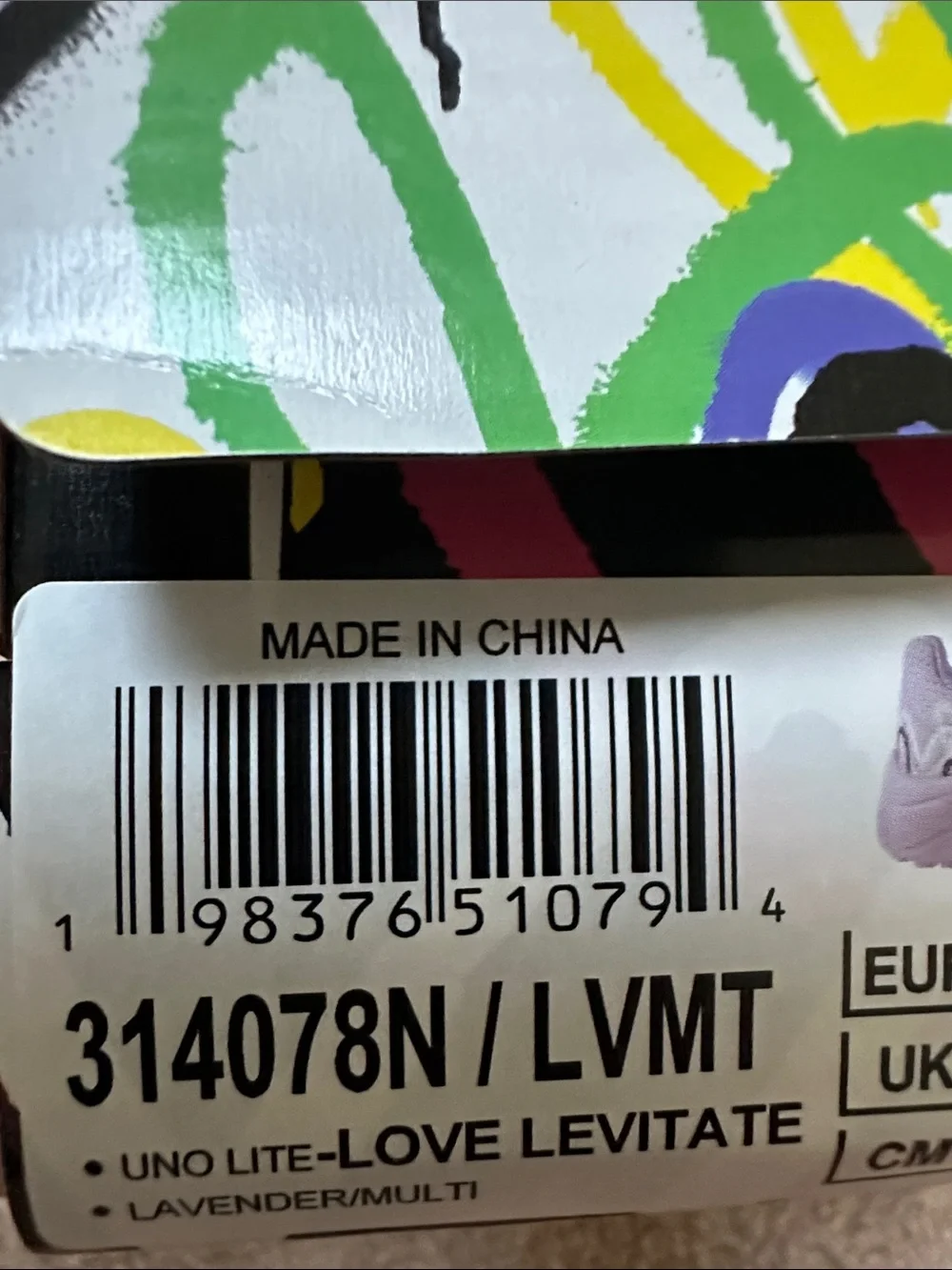 SKECHERS Uno Lite Kids purple sneakers. Size 9